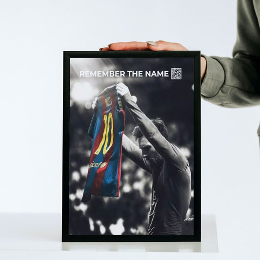 Lionel Messi Frame - Remember the Name