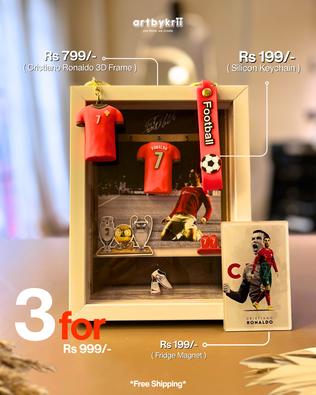Ronaldo 3D Frame