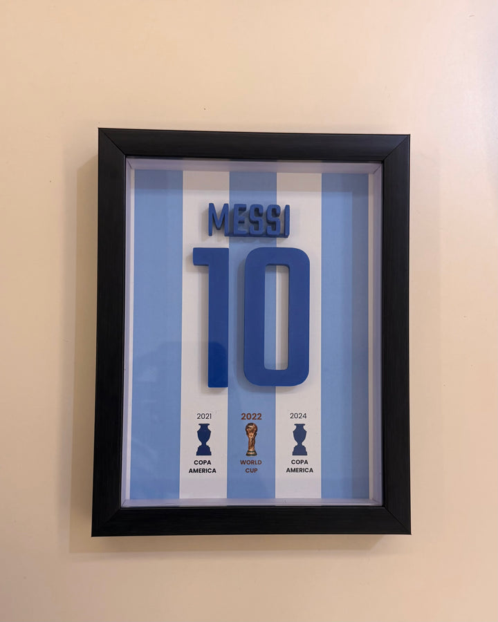 Messi Emblem 3D Frame