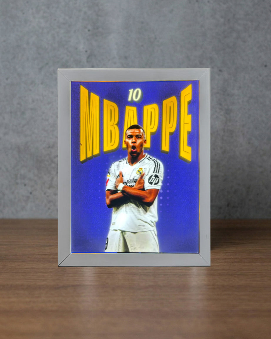 Mbappe Light Box Frame