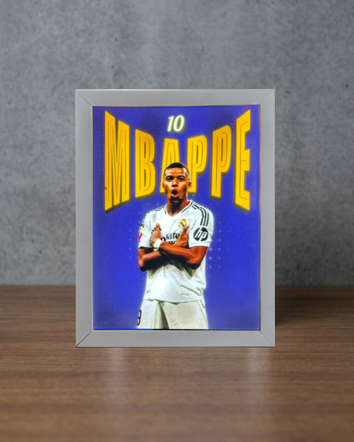 Mbappe Light Box Frame