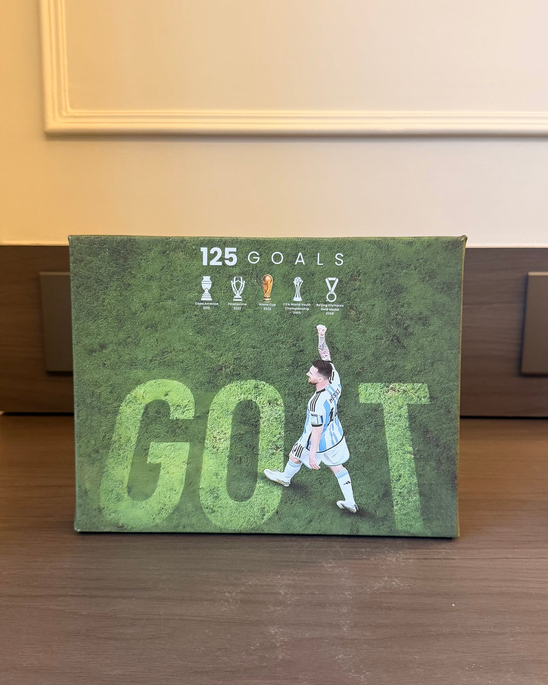 Messi Argentina Desk Canvas