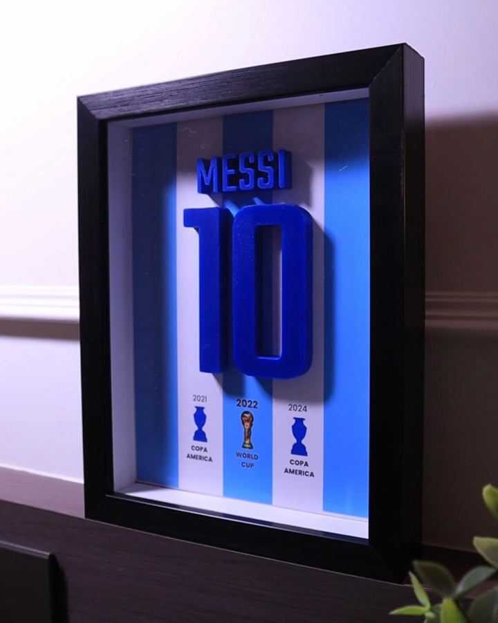 Messi Emblem 3D Frame