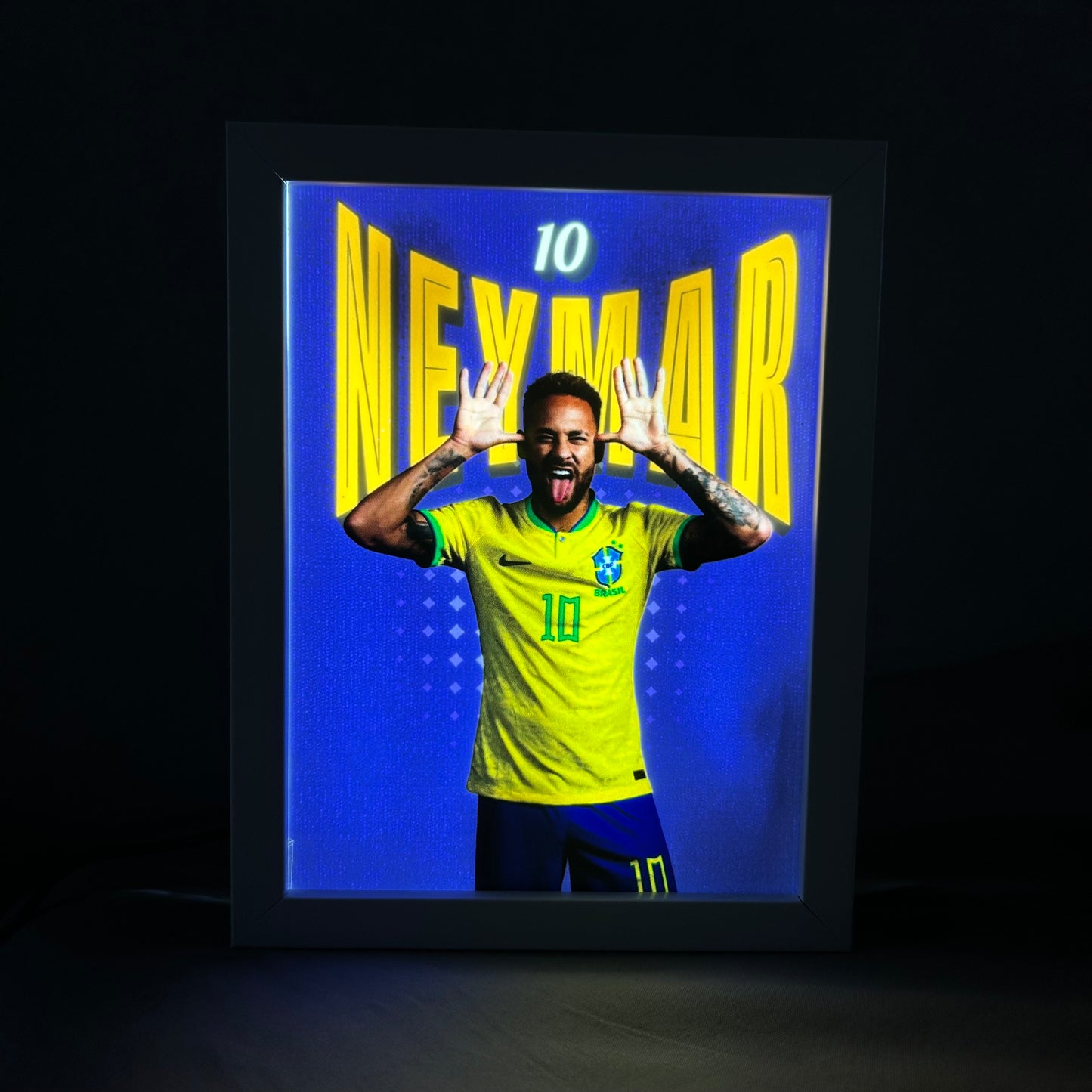 Neymar Light Box Frame