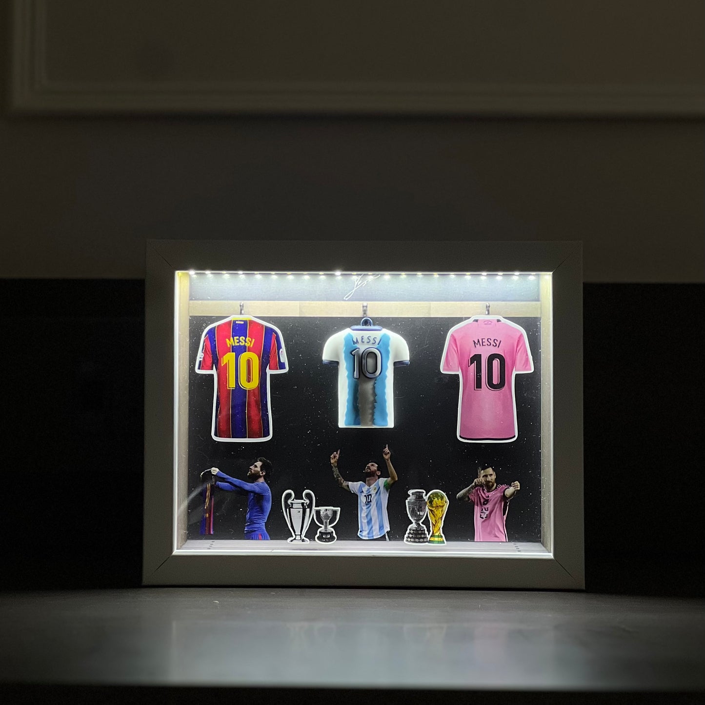 Messi 3 Jersey Frame - 3D