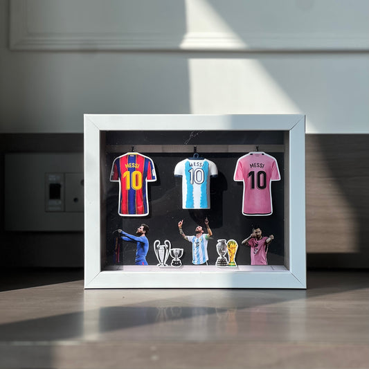 Messi 3 Jersey Frame - 3D