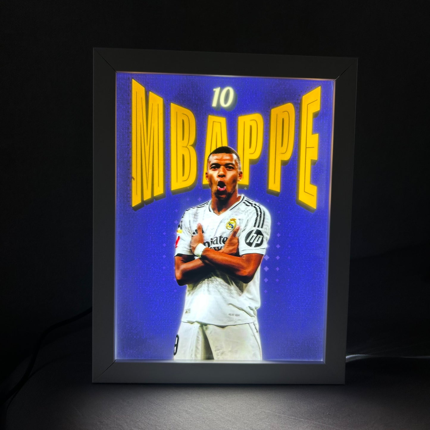 Mbappe Light Box Frame
