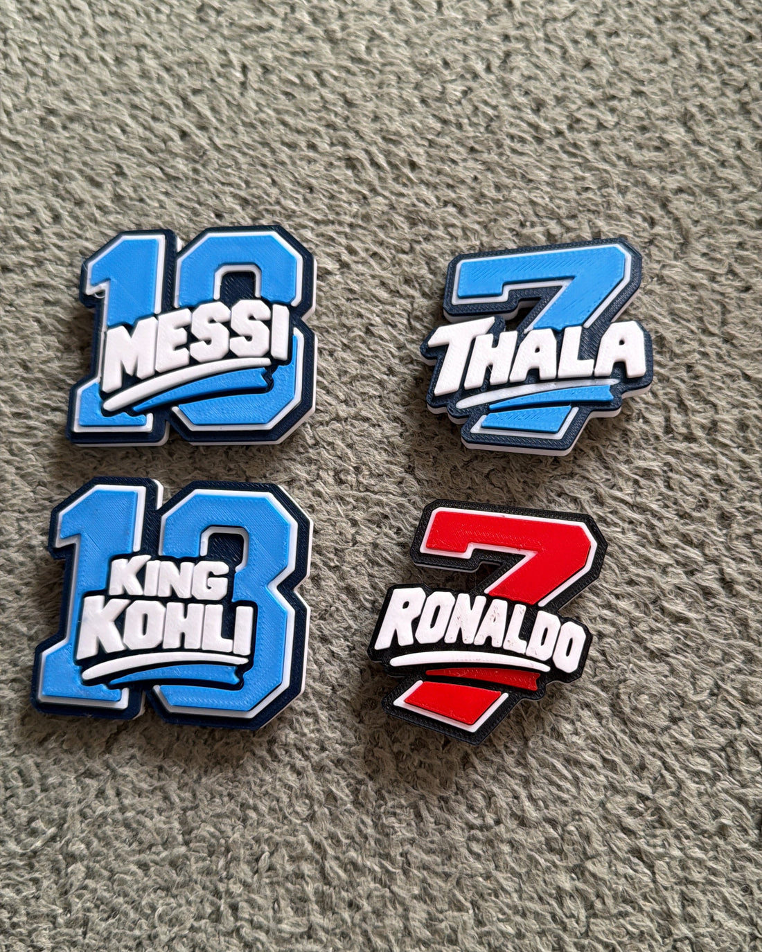 3D Player Fridge Magnets
