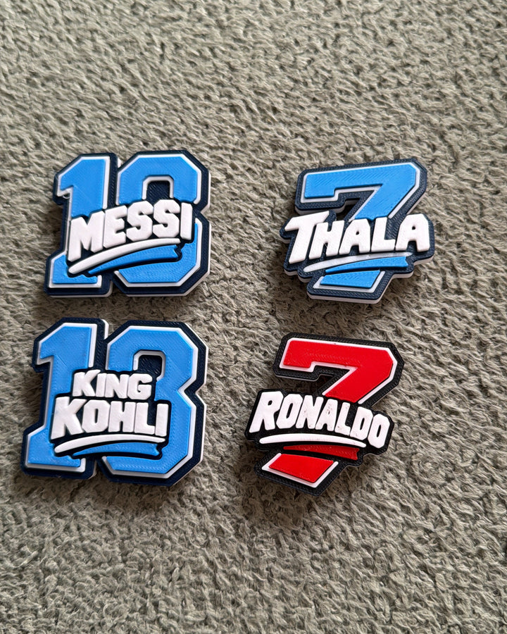 3D Player Fridge Magnets