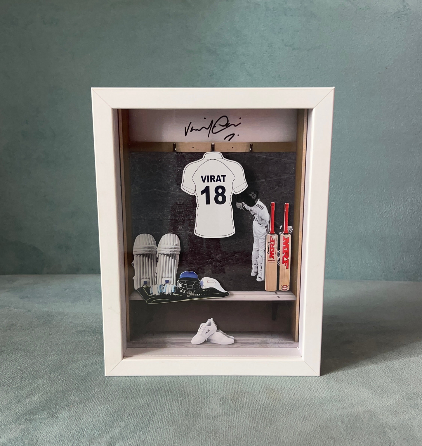 Virat Kohli Test Cricket frame - 3D