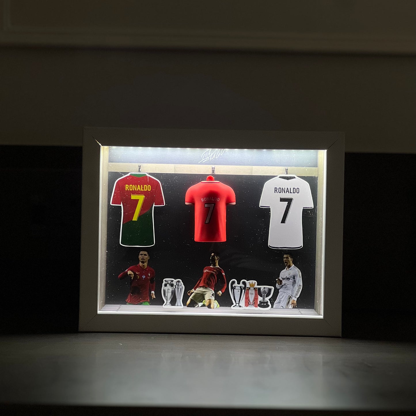 Ronaldo 3 Jersey Frame - 3D