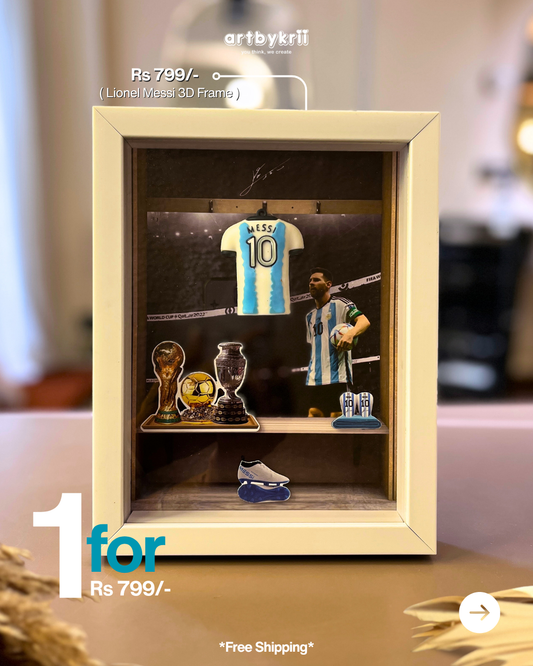 Messi 3D Frame