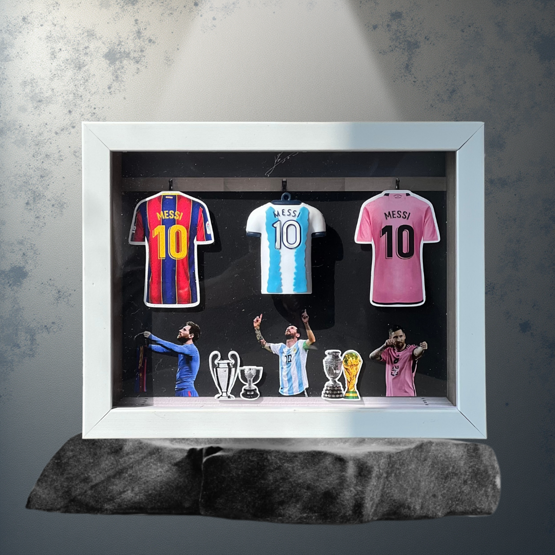 Messi 3 Jersey Frame
