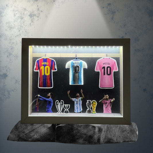 Messi 3 Jersey Frame - 3D